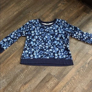 Sudadera Pullover Talbots Para Mujer Azul Guepardo Usada en Excelente Condición Talla Grande - Imagen 1 de 7
