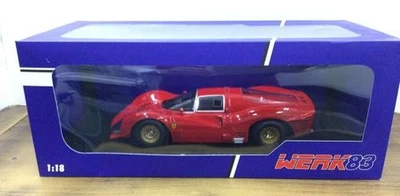 WERK83 Ferrari 330P3 scala 1/18 rossa, usata, porte fisse - Immagine 1 di 4