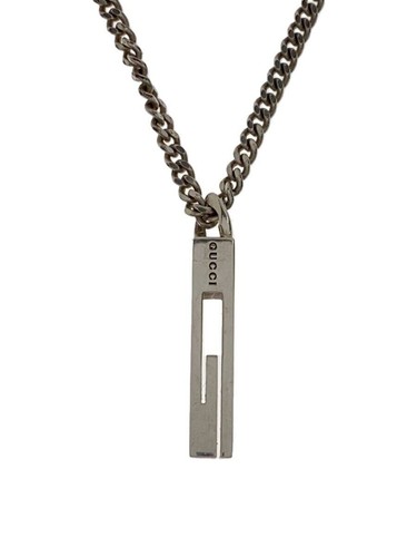 GUCCI SV925 Collana in argento con top da uomo usata