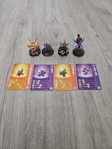 Skylanders Trap Team Minis x 4 Mini Jini Drobot Spry Trigger Snappy - Picture 1 of 4
