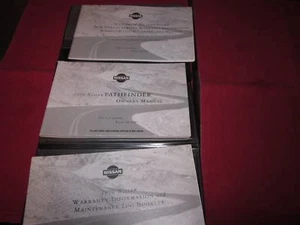 1999 NISSAN PATHFINDER OWNERS MANUAL OWNER'S SET + CASE - Bild 1 von 1