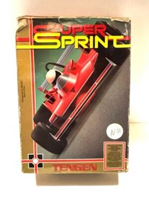 Super Sprint NES Original Game Box Only (Nintendo Entertainment System, 1989)