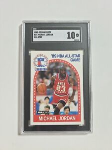 1989-90 Hoops Michael Jordan All Star #21 SGC 10