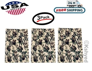 Molly & Rex Spiral Notebook, Koala Pattern (3 Pack), College Ruled with Folder - Picture 1 of 8