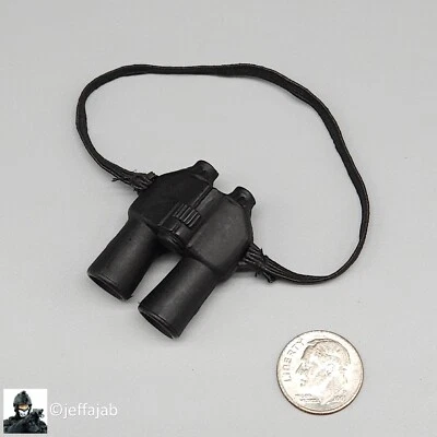 Binoculares negros básicos 1:6 Ultimate Soldier para figuras de 12" Segunda Guerra Mundial Vietnam modernos Foto 1 de 4