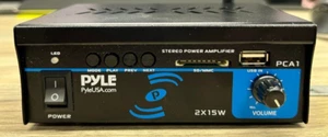Pyle PCA1 Compact Mini Stereo Amplifier Receiver 2x15W NO REMOTE - Imagen 1 de 3