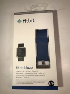 Fitbit Silicone Blue Watch Band Wrist Strap For Fitbit Blaze Smart Watch S/P - Picture 1 of 12