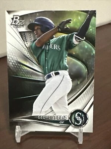 2022 Bowman Platinum - George Feliz TOP-77 EMERALD ICE FOIL PARALLEL - Picture 1 of 2