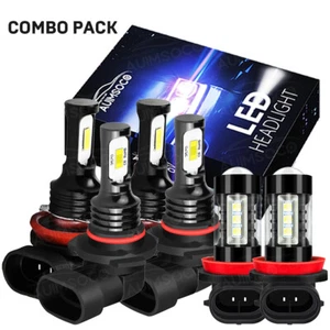 Combo faros LED bombillas antiniebla de haz alto bajo para Mitsubishi ASX 2013-2015 - Imagen 1 de 12