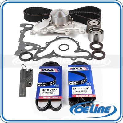 Timing Belt Serpentine Belt Water Pump for 99-05 Mitsubishi Eclipse Galant 3.0L  - Image 1 of 4