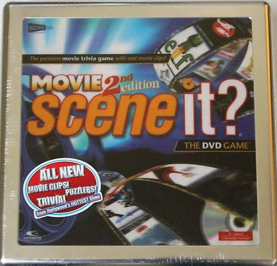 Movie Scene It DVD Game 2nd Edition - Collectors Hologram Tin Sealed - Image 1 of 2