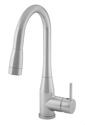 Symmons Sereno® Single Handle Kitchen Faucet In Stainless **NEW**