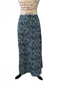 Maxirock mit Blumenmuster - elegantes Blumenmuster - Bild 1 von 2