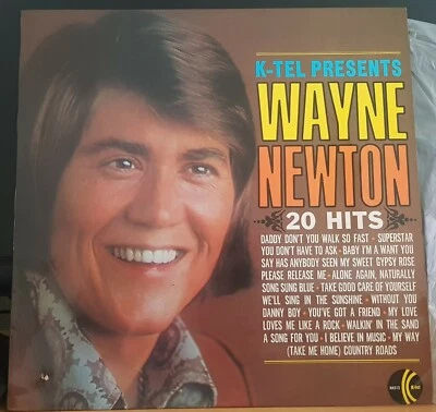 K-Tel Presents Wayne Newton – 1978 LP record excellent, cover VG+ - Image 1 of 3