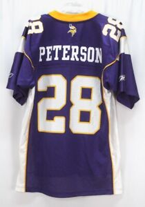 Minnesota Vikings ADRIAN PETERSON #28 Reebok NFL football jersey Small