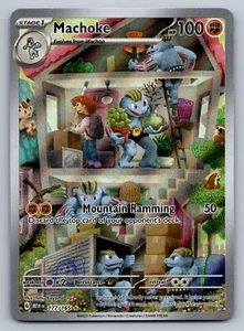 Machoke SV: Scarlet & Violet 151 Pokémon #177/165 Illustration Rare NM - Picture 1 of 2