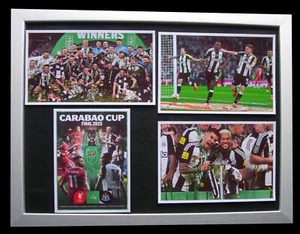 NEWCASTLE UNITED WIN CARABAO CUP FINAL 2025 LTD PANTALLA ENMARCADA + ENVÍO RÁPIDO AL MUNDO - Imagen 1 de 7