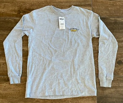 NWT Vans x Disney MICKEY MOUSE YOUTH BOYS GREY Long Sleeve T-Shirt MICKEYS 90 - Image 1 of 4