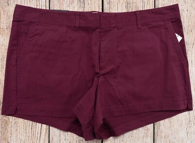 Shorts feminino tamanho 18 City 3" GAP NOVO COM ETIQUETAS Açaí - 920358 (4d34) - Imagem 1 de 4