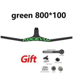 -17 Degree Carbon MTB Bicycle Integrated Handlebar with GPS Mount Kits 800mm - Picture 1 of 42