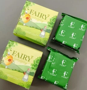 Fairy Scrub gluta soap Glutathione Whitening Green tea white clear skin 50g. X10 - Picture 1 of 7