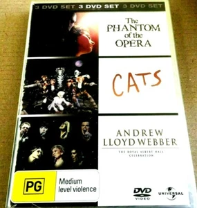 The Phantom of the Opera - Cats - Now & Forever Andrew Lloyd Webber PAL 3 x DVD - Bild 1 von 5