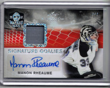 MANON RHEAUME 22/23 Leaf In The Game-Used Signature Goalies Jersey Autograph 3/9