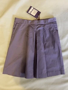 $58 NWT Kipp Collection 5 5T Pleated Skirt Violet Cotton Lilac Quiet Luxury - Picture 1 of 3