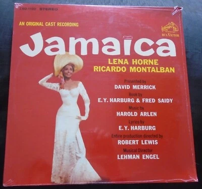 JAMAICA, Lena Horne, Ricardo Montalban STEREO USA New Sealed LP FREE SHIPPING Foto 1 de 2