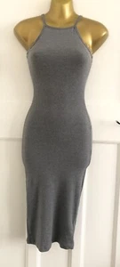 Atmosphere Women's Bodycon String Dress Size 6 Grey - Picture 1 of 3