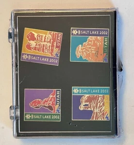 2002 SLC Olympic Pin set of 4 Canyonland Scenes-Sealed - Picture 1 of 2