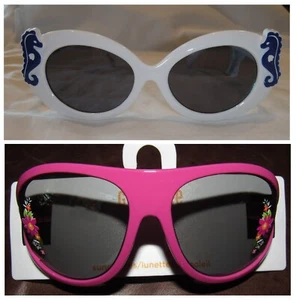 Gafas de sol Gymboree Selection vintage/nuevas nuevas con etiquetas 4 5 6 7 8 UPICK rosa blanco azul - Imagen 1 de 5