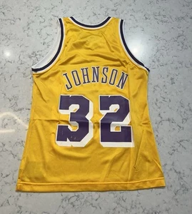 Vintage Magic Johnson #32 Los Angeles Lakers Trikot Champion Größe 40 Herren M - Bild 1 von 6