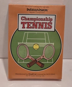 Sealed Championship TENNIS Intellivision (NEW) - Picture 1 of 9