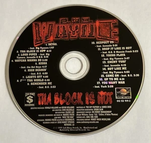 Lil Wayne Tha Block Is Hot (CD 1999) Cash Money Records DISC ONLY Good Condition - Bild 1 von 2