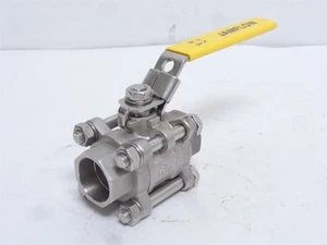 245037 Old-Stock; Jamflow YK5313-3/4 Ball Valve; SS; 3/4" Socket; 1000WOG - Picture 1 of 6