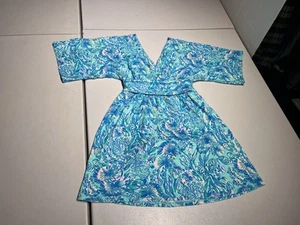 Lilly Pulitzer Romper Women's XXS Parigi Skort Boca Blue Beneath Bougainvillea - Picture 1 of 9