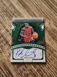 2023-24 Panini Flawless Shade Signatures Green Emerald BJ Armstrong Auto /5 - Picture 1 of 2