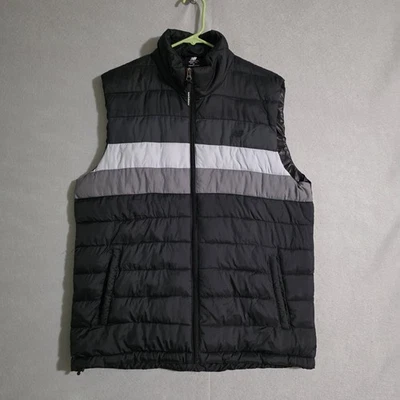 Chaleco New Balance para Hombres Colorblock Puffer Tech Resistente al Agua/Viento Talla Mediana Foto 1 de 4