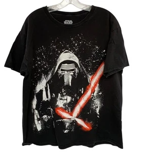 Star Wars Camiseta Gráfica Negra Manga Corta Unisex Talla XL Novedad Coleccionable - Imagen 1 de 4