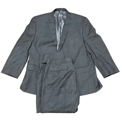 MICHAEL KORS Hombre Clásico Gris Mezcla Lana Traje Chaqueta 2 Botones Talla 48R Foto 1 de 4