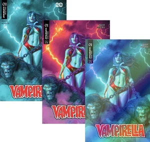 (Paquete de 3) Juego Variante Vampirella #1 Mark Spears Cubierta C, Lámina y Lluvia Púrpura 2025 - Imagen 1 de 8
