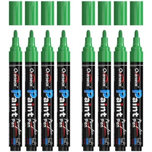 Overseas Green Paint Pens - Permanent Acrylic Markers 8 Pack, Water-Based, Qu... - Picture 1 of 7