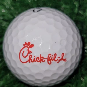 Chicken Fil A Fast Food Logo White Used Golf Ball (A-10-3) 1ct (One Ball) - Picture 1 of 7