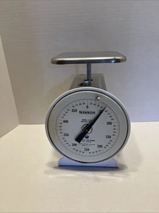 Vintage 1940er Hanson Modell 1440 500 Gramm diätetische Waage Landhaus Küche Deko - Bild 1 von 6