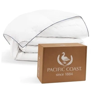 Down Comforters Size, 100% Cotton Duvet Insert, Extra Fluffy White King - Picture 1 of 7