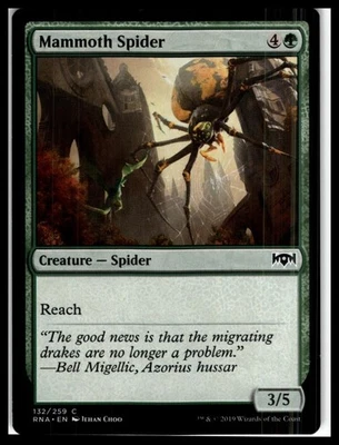 Ravnica Allegiance #132 Mammoth Spider - Image 1 of 2