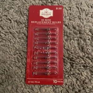 2.5 volt Christmas Replacement Light Bulbs Clear Mini for 50 100 150 Strings - Picture 1 of 5