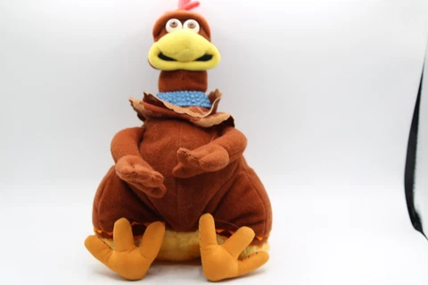 Vintage Chicken Run Plush Bunty 2000 Dreamworks Toy Stuffed Animal Playmates (D3 Cover