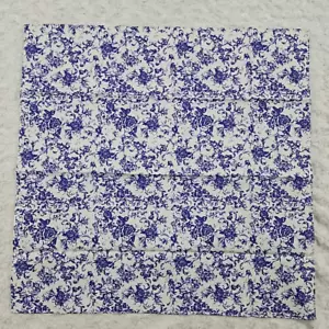 "Bufanda Cartera Lemlem Azul y Rojo Floral Bandana 22,5" - Imagen 1 de 4